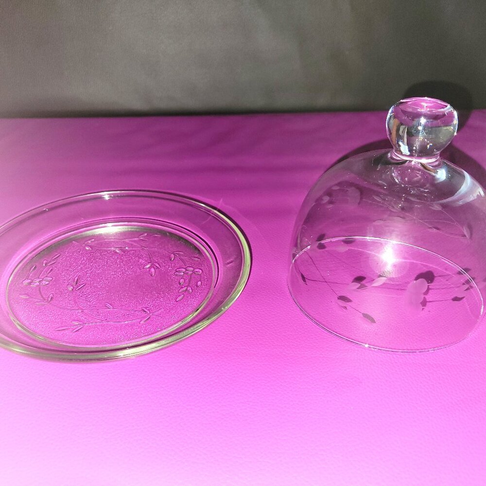 Vintage Princess House cheese dome